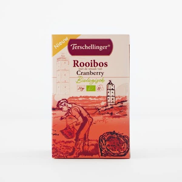Rooibos thee met cranberry (18 x 1,5 gram)